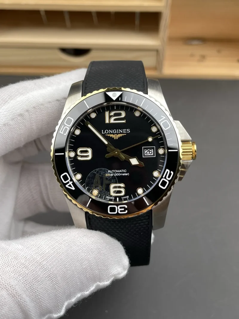 Longines Conquest Two-Tone Black 41mm