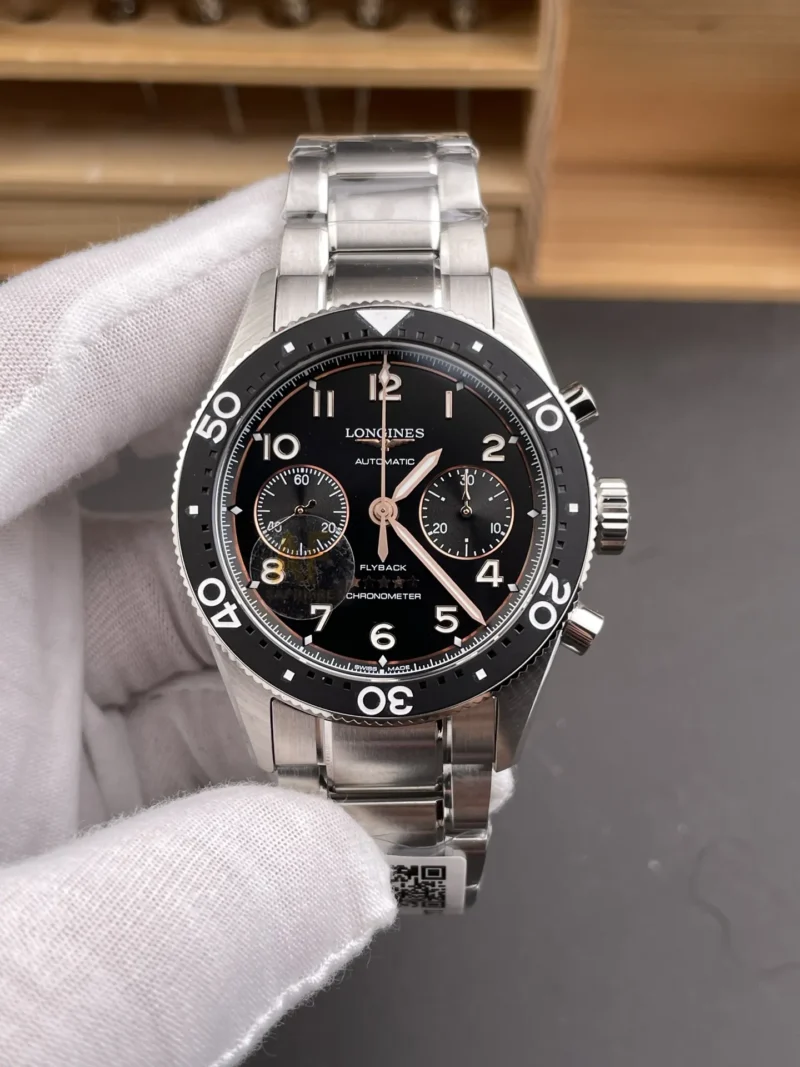 Longines Spirit Black Dial 40mm