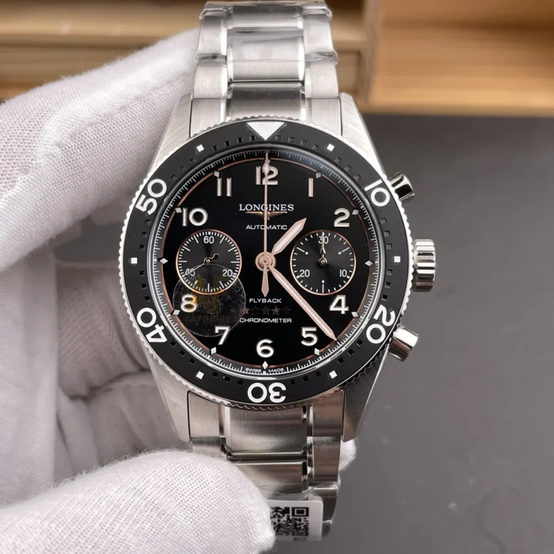 Longines Spirit Black Dial 40mm