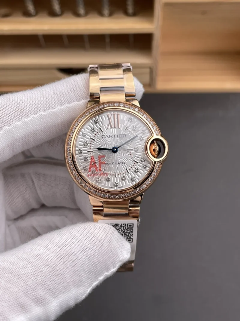 Cartier Ballon Bleu Diamond Bezel 33mm