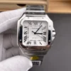 Cartier Santos White Dial 39.8mm
