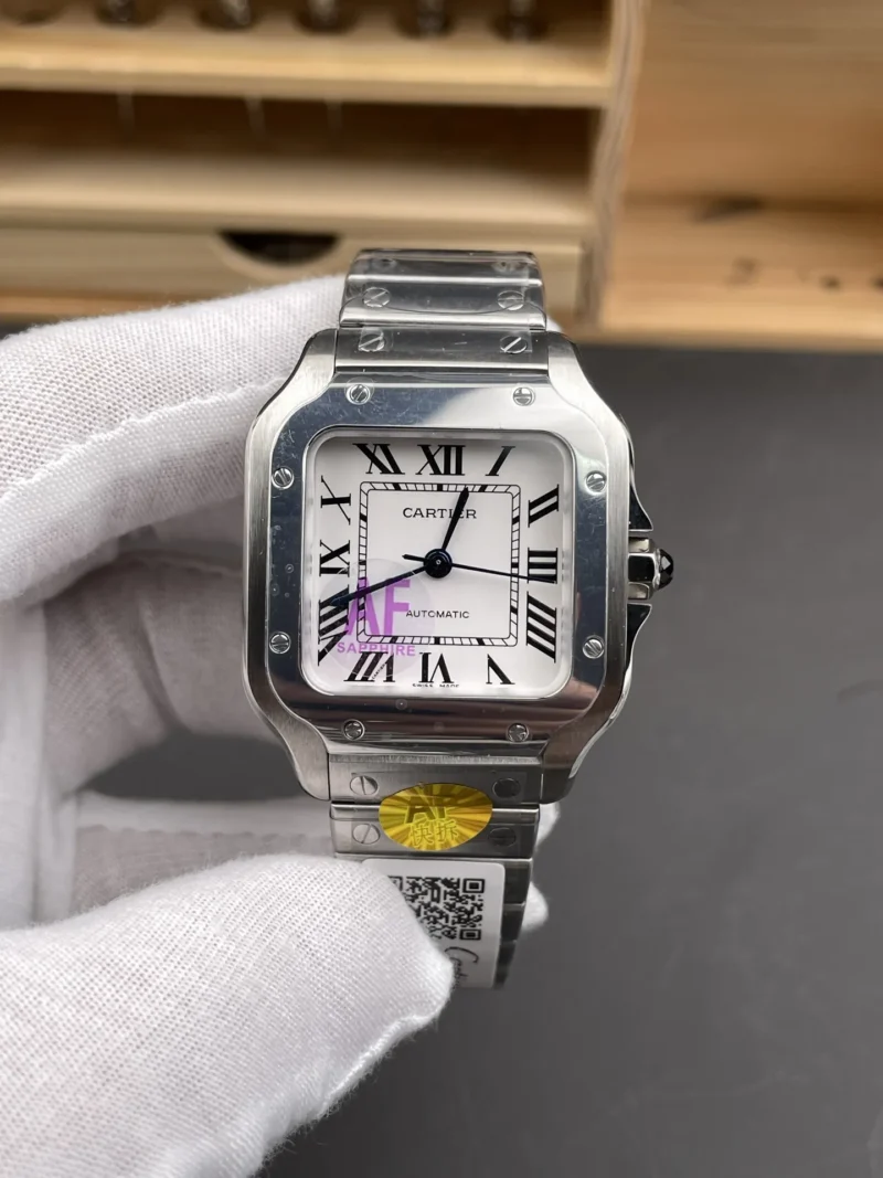 Cartier Santos White Dial 35.1mm