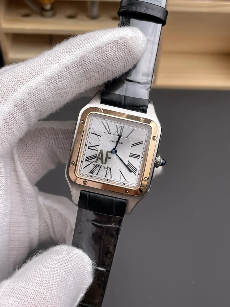 Cartier Santos Two-Tone Rose Gold 31.4x43.5mm