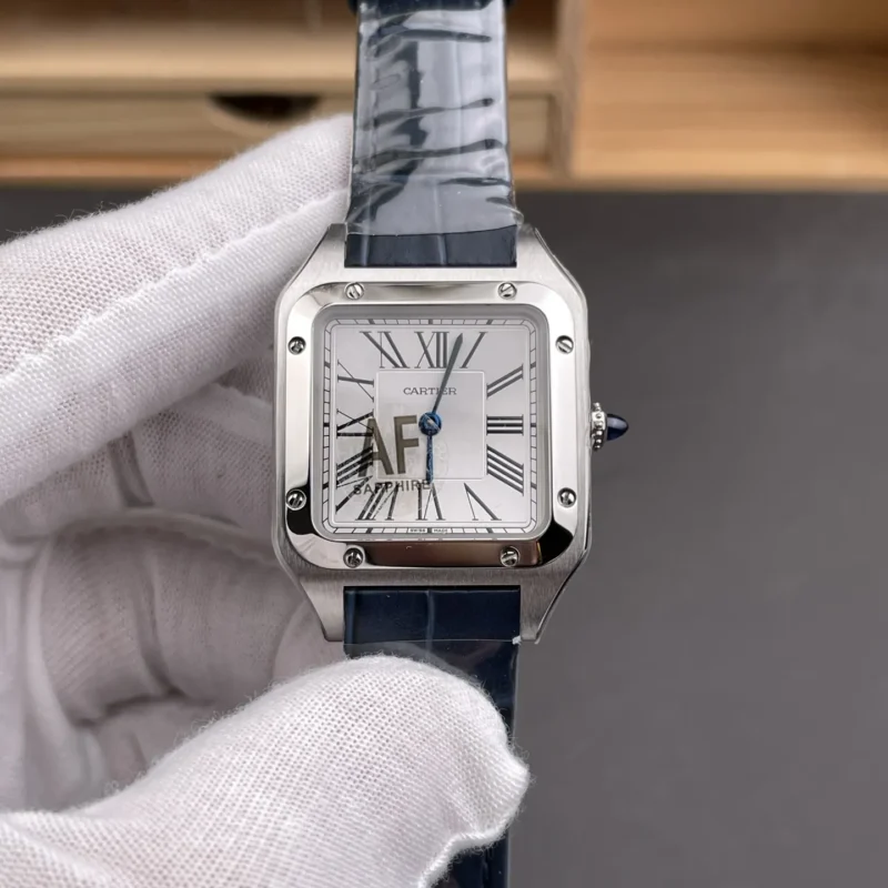 img01_0305_AF_卡地亚_山度士_银灰盘_小号_27.5x38mm_石英款.webp Cartier Santos Grey Dial 27.5x38mm