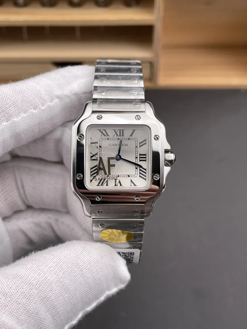 Cartier Santos Steel Bracelet 27x34.5mm