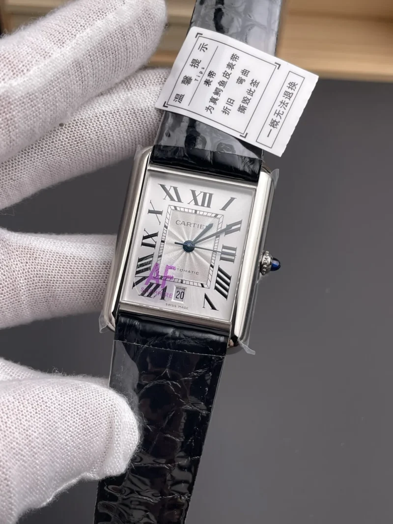 Cartier Tank Leather Strap Ladies 41x31mm