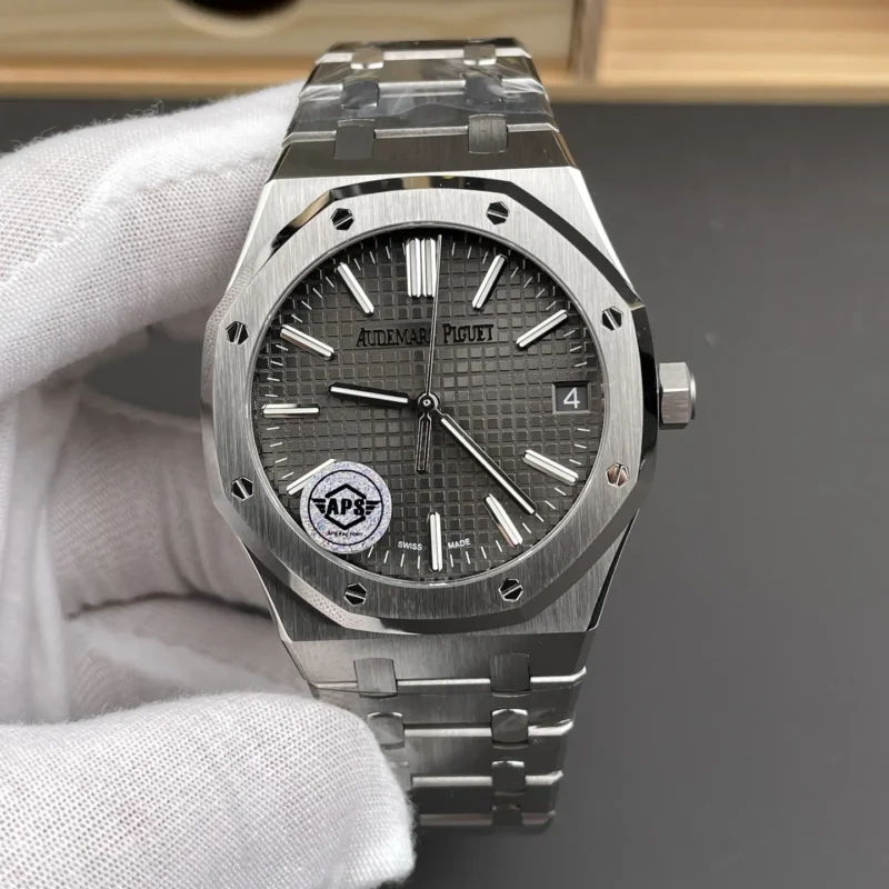 img01_0357_APS_爱彼_皇家橡树_15510_灰盘_41mm_4302机芯.webp AP Royal Oak 15510 Grey Dial 41mm