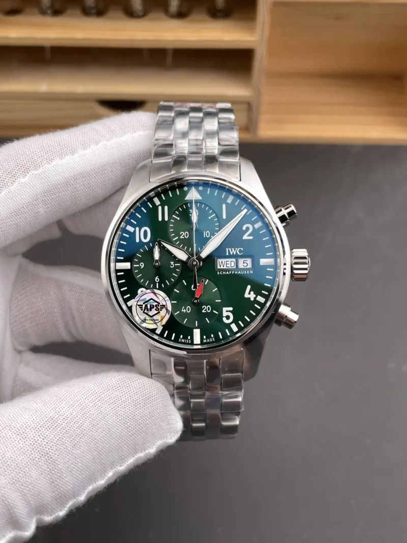 IWC Pilot Green Dial 41mm