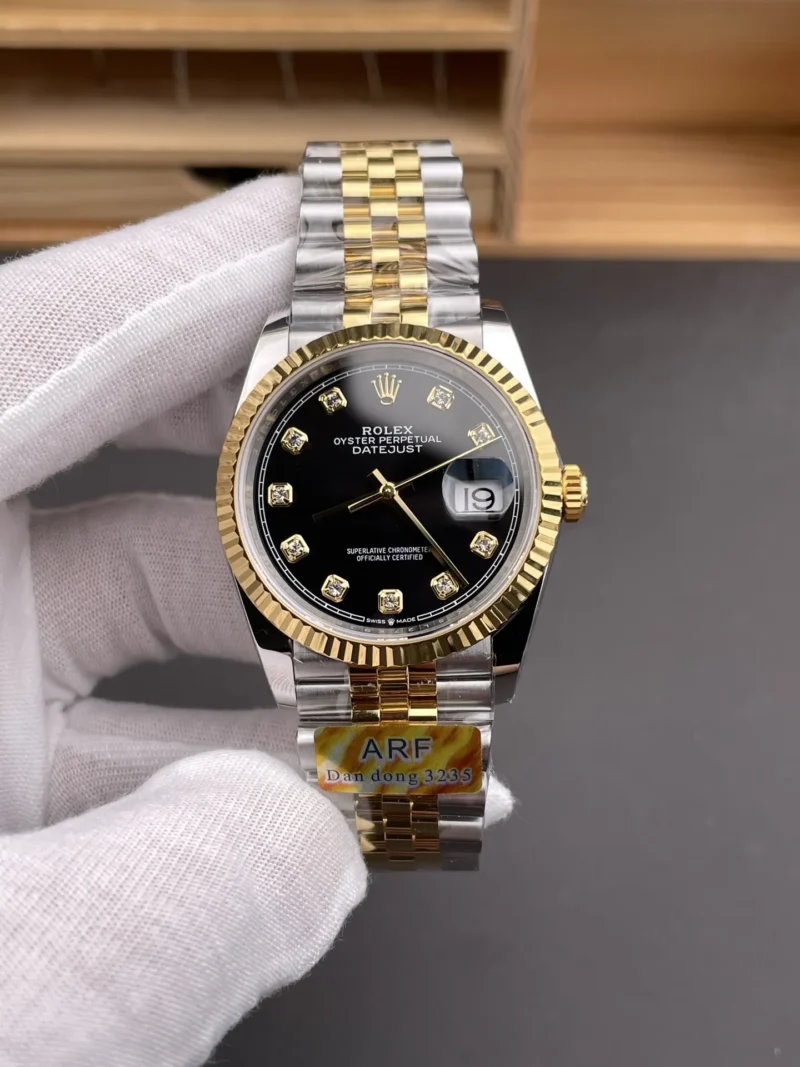 Rolex Datejust Two-Tone Black 36mm