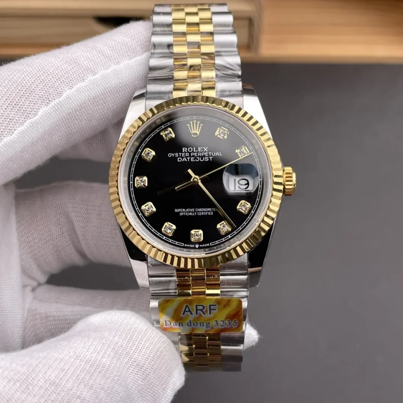 Rolex Datejust Two-Tone Black 36mm