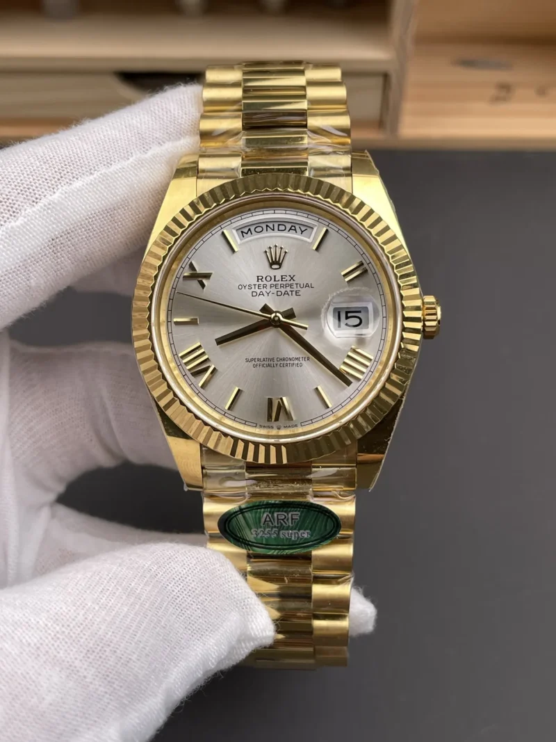 Rolex Day-Date Silver 40mm