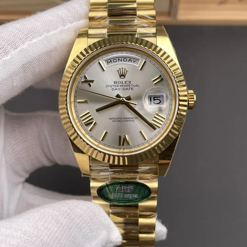 Rolex Day-Date Silver 40mm