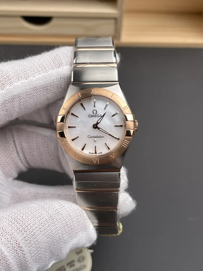 Omega Constellation Rose Gold Ladies 28mm
