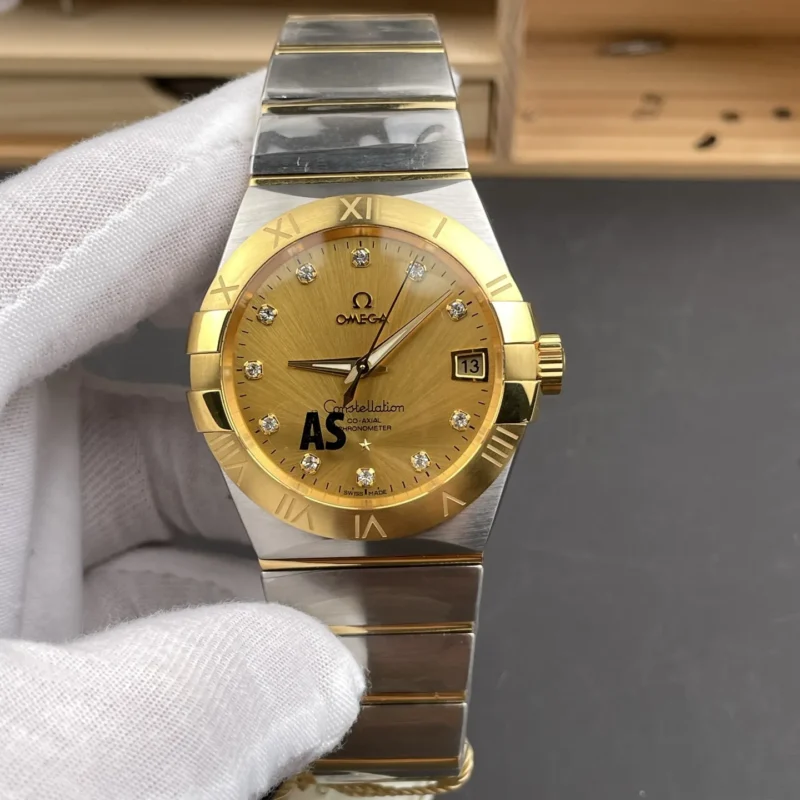 img01_0599_AS_欧米茄_星座系列_间金钻刻盘_石英款_28mm.webp Omega Constellation Two-Tone Ladies 28mm