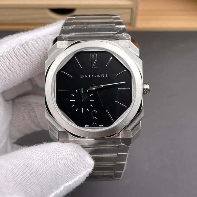 Bvlgari Octo Black Dial 40x7mm
