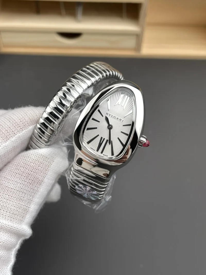 Bvlgari White Dial 35mm