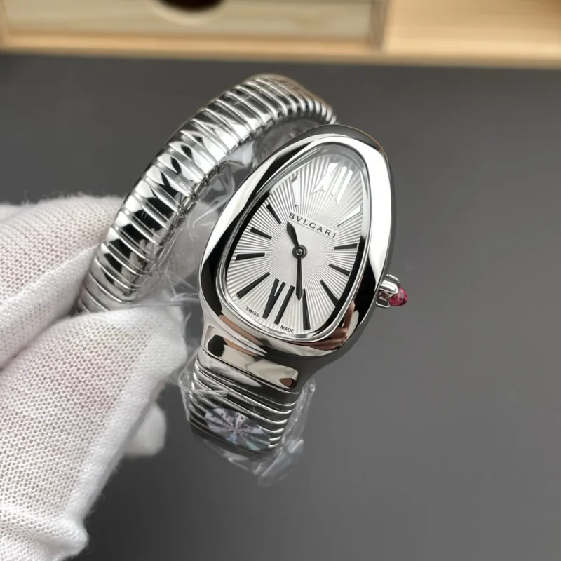 Bvlgari White Dial 35mm