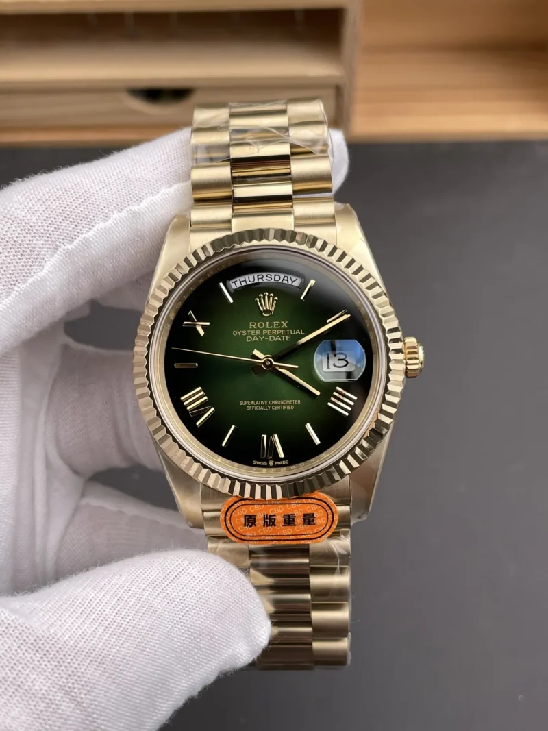 Rolex Day-Date Smoked Green 40mm