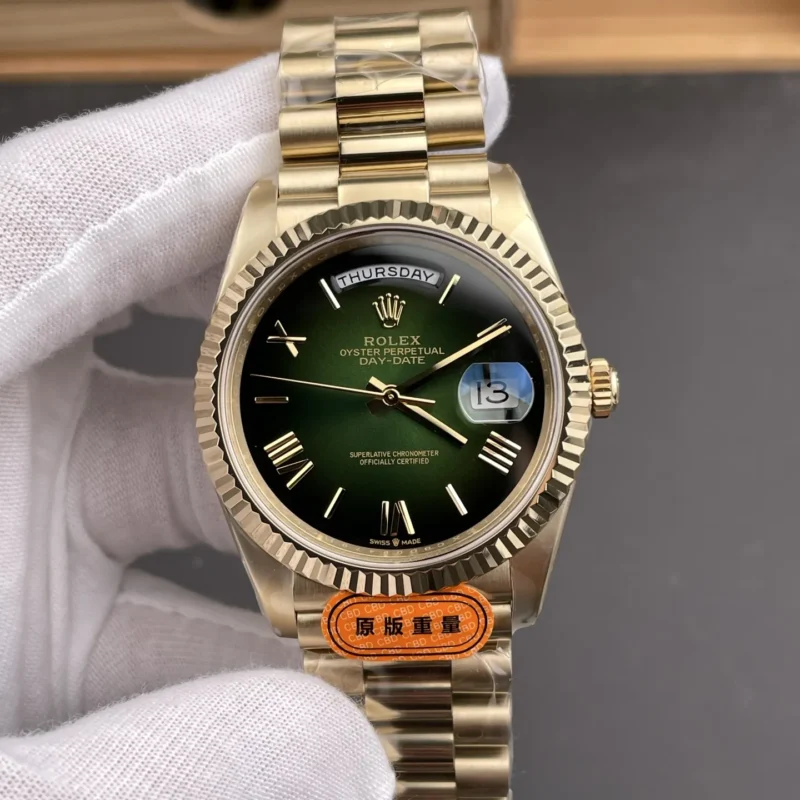 Rolex Day-Date Smoked Green 40mm