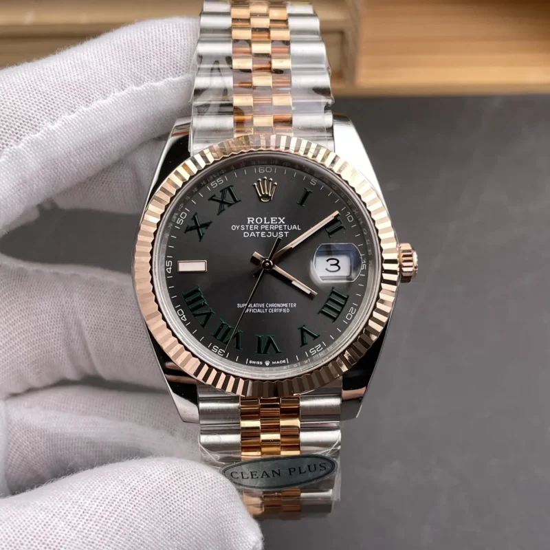 img01_0931_CP_劳力士_日志型_间玫瑰金绿箩盘_41mm_3235机芯.webp Rolex Datejust Rose Gold 41mm