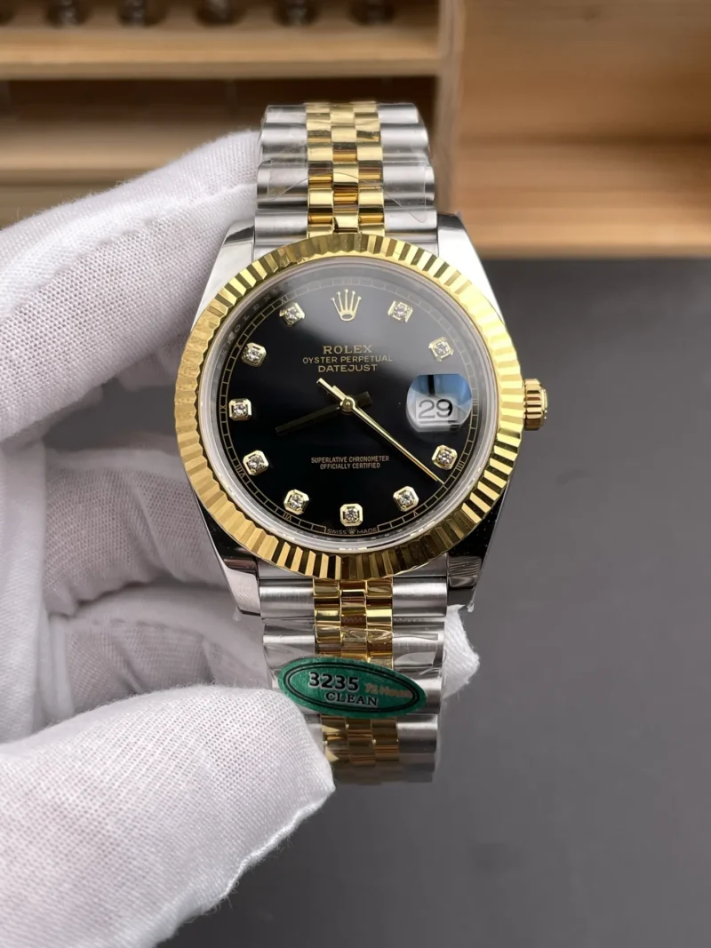 Rolex Datejust Two-Tone Black 41mm