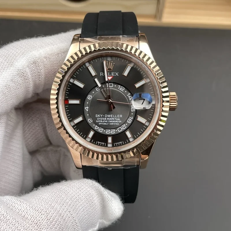 img01_1082_FH_劳力士_天行者纵航者_玫瑰金灰盘_42mm_9002机芯.webp Rolex Sky-Dweller Rose Gold 42mm