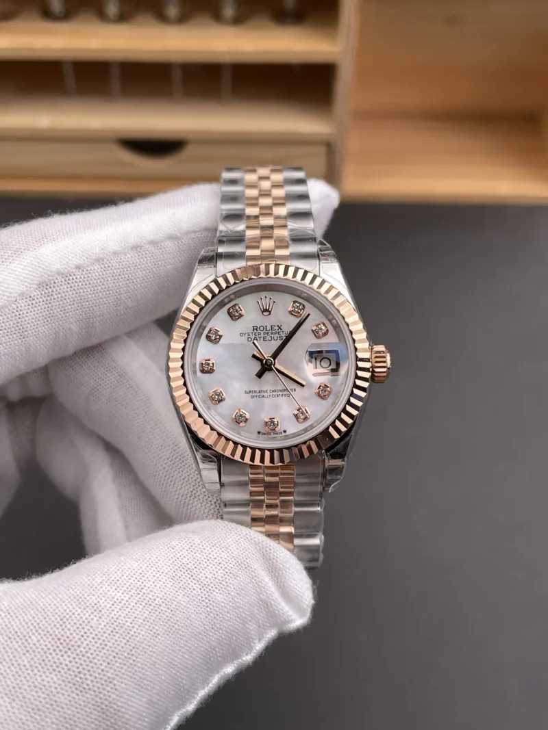Rolex Datejust Rose Gold Ladies 28mm