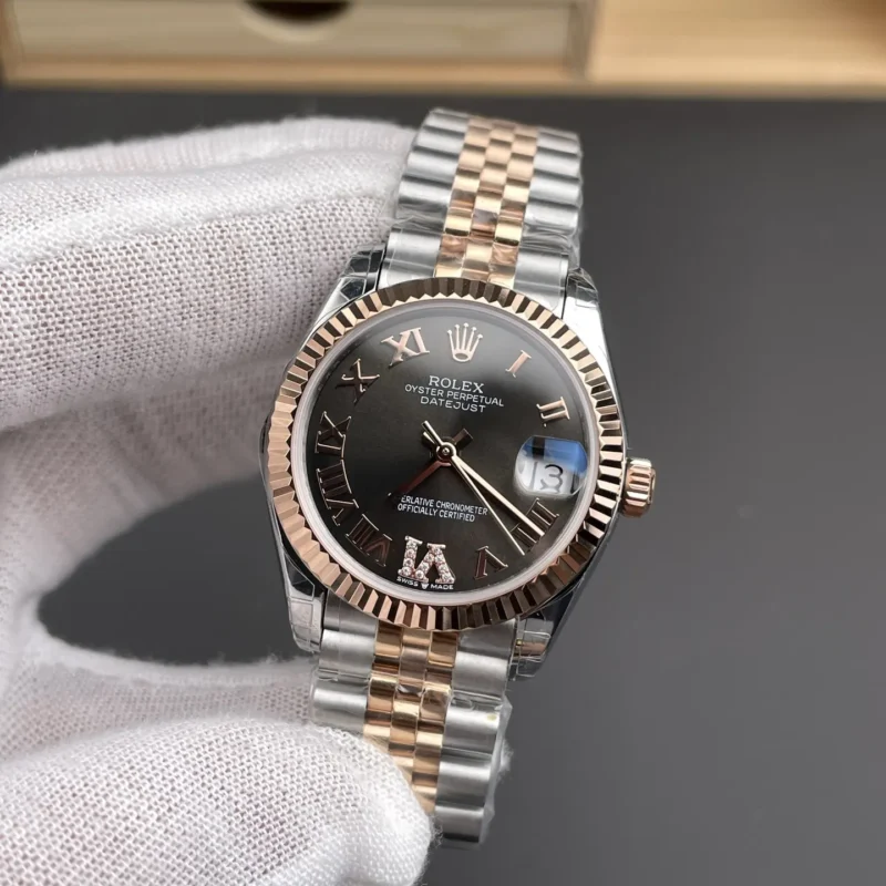 img01_1187_GS_劳力士_日志型_间玫瑰金罗马棕盘女表_31mm_2236机芯.webp Rolex Datejust Rose Gold Ladies 31mm