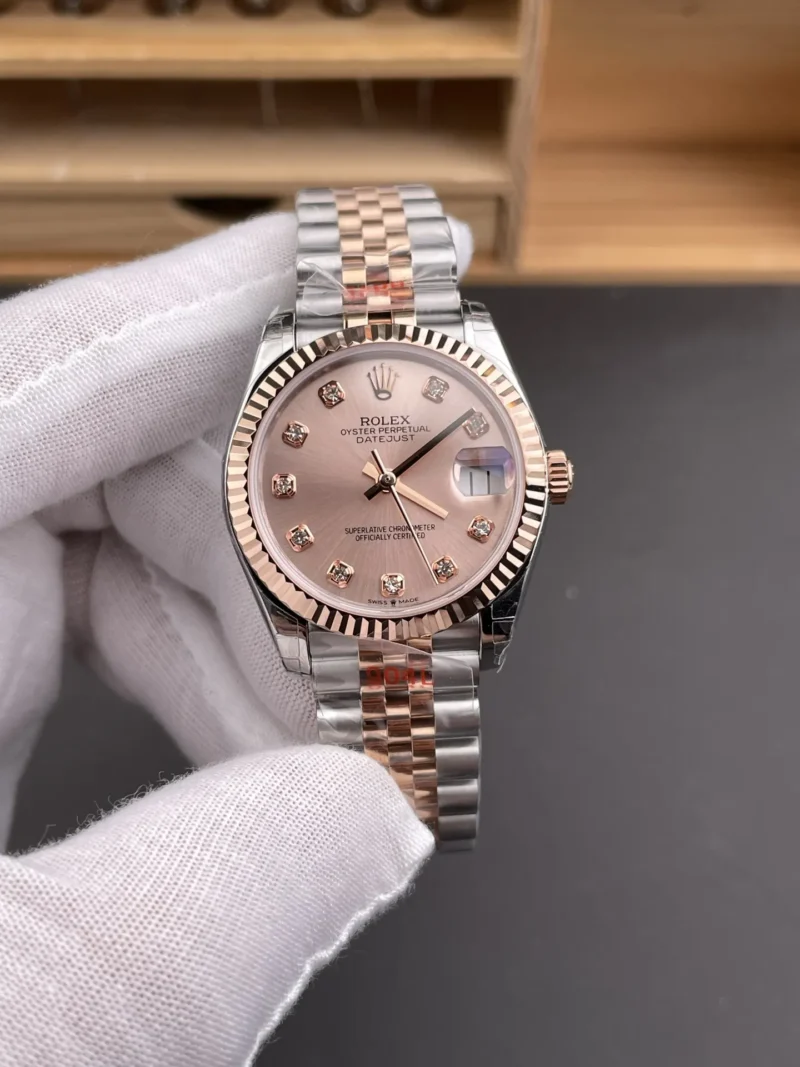 Rolex Datejust Rose Gold Ladies 31mm