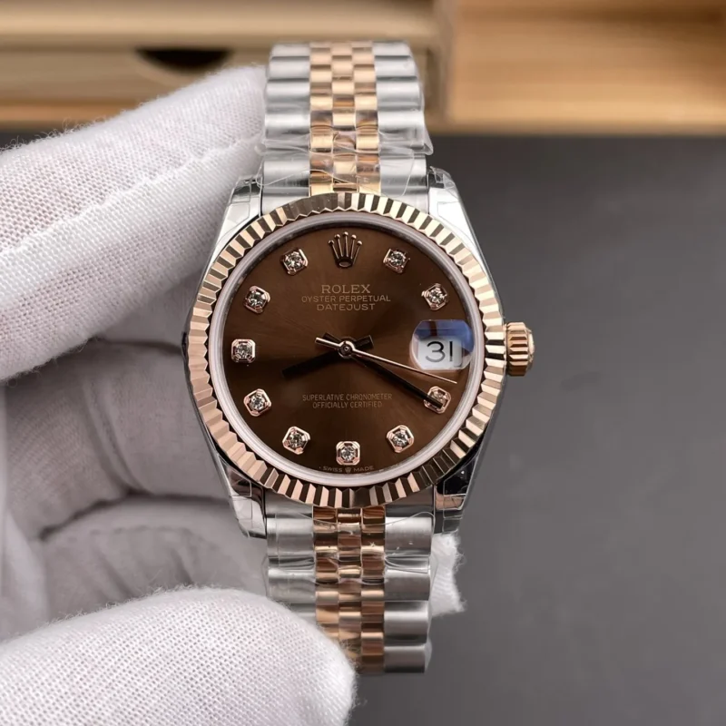 Rolex Datejust Rose Gold Ladies 31mm