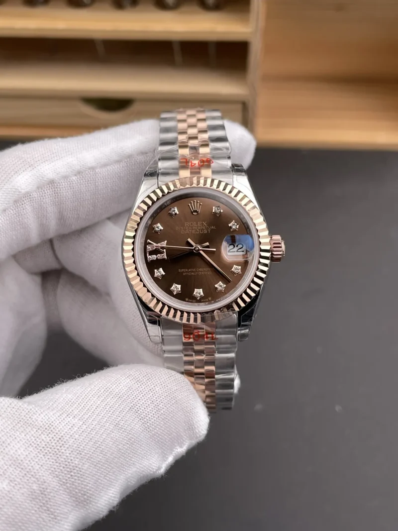 Rolex Datejust Rose Gold Ladies 28mm