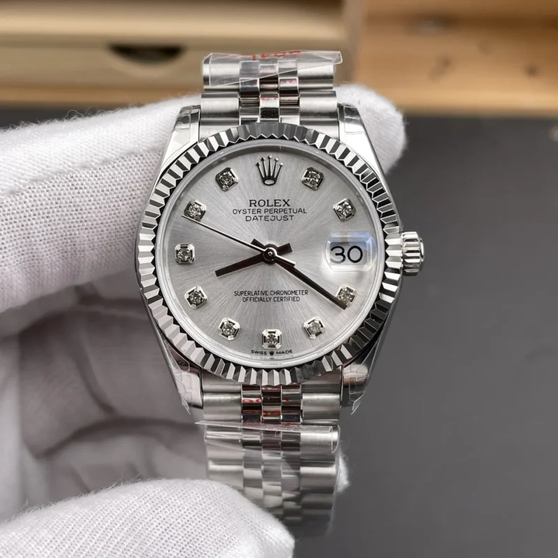 img01_1242_GS_劳力士_日志型_银盘钻刻女表_31mm_2236机芯.webp Rolex Datejust Diamond Markers Ladies 31mm