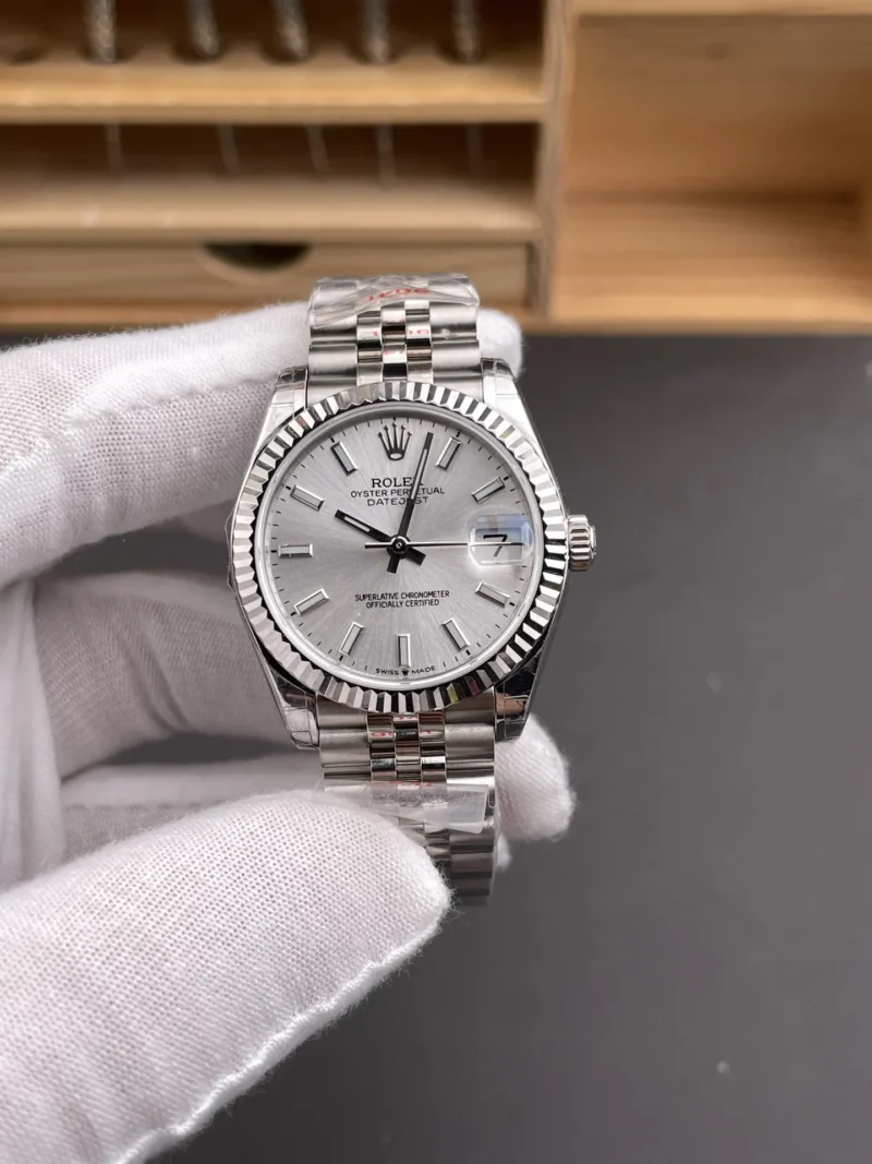 Rolex Datejust Silver Dial Ladies 31mm