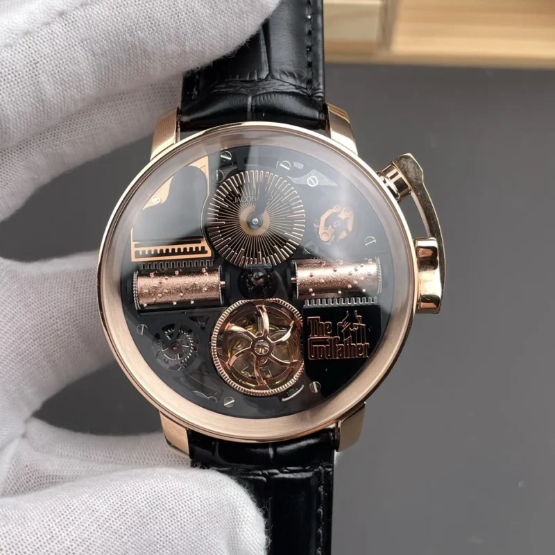 Jacob & Co 904 L stainless steel Black 45mm