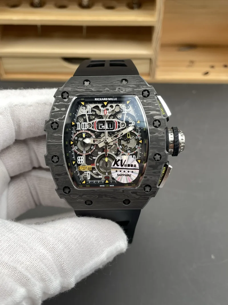 Richard Mille RM Carbon Fiber 49.4x44.50mm