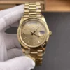 Rolex Day-Date Yellow Baguette Diamond 40mm