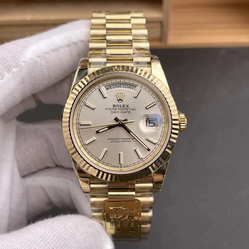 Rolex Day-Date Silver 40mm