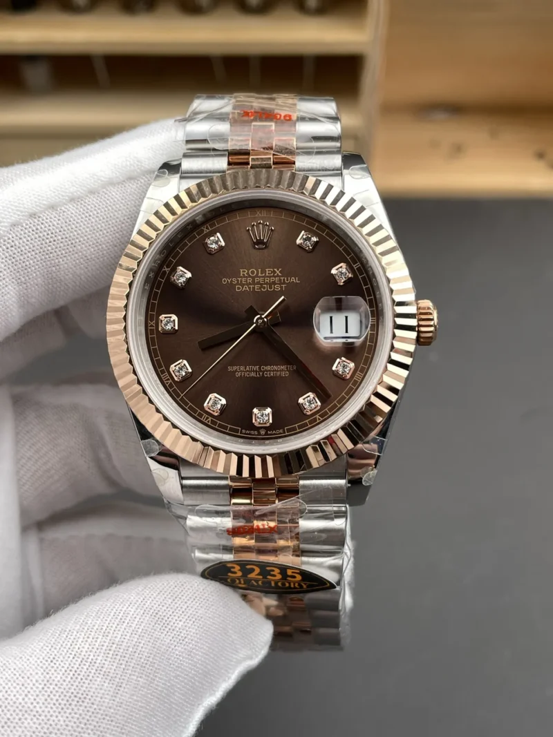 Rolex Datejust Two-Tone Rose Gold 41mm