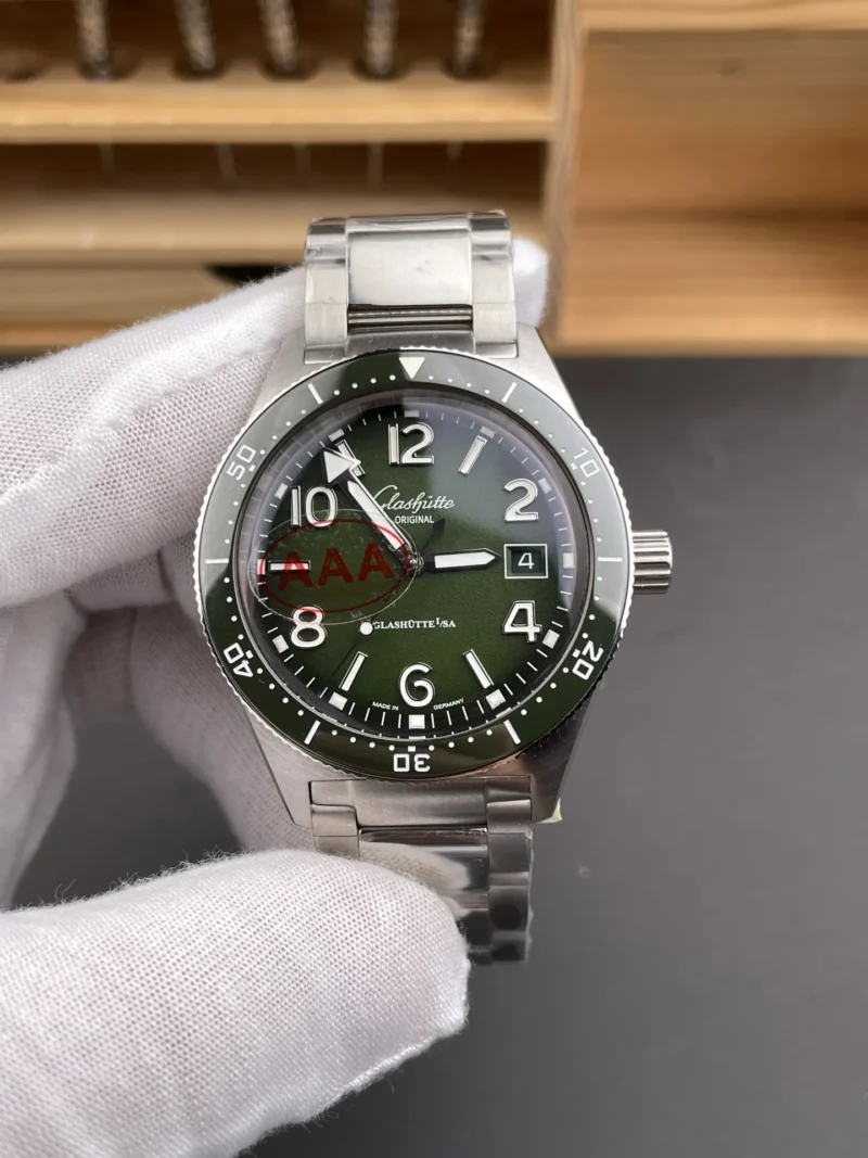 Glashutte Green Dial 39.5mm