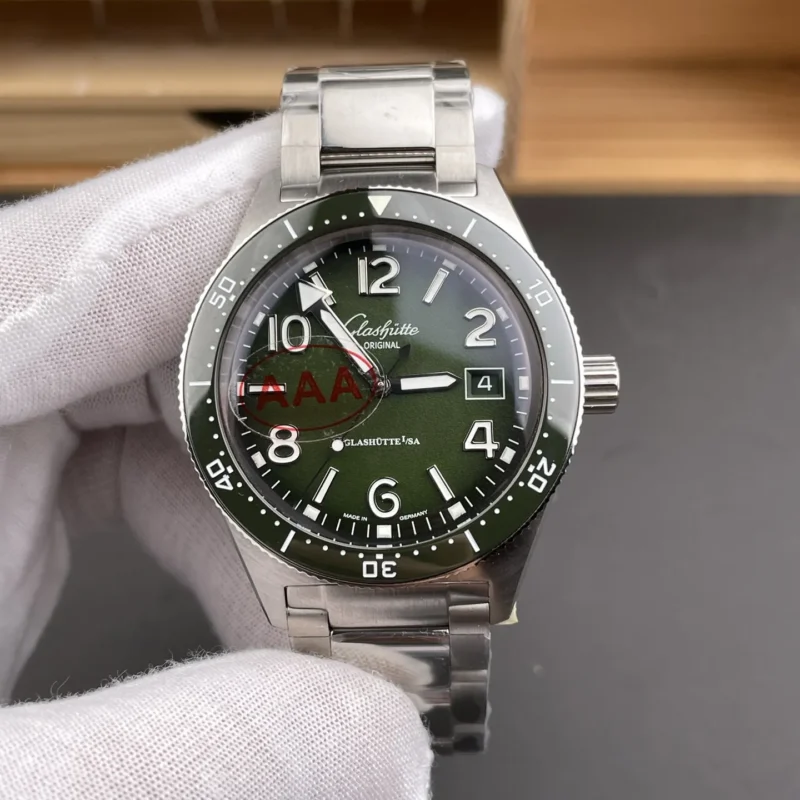 Glashutte Green Dial 39.5mm