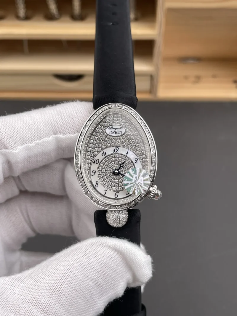 Breguet Reine de Naples Fully Diamond 33x25mm