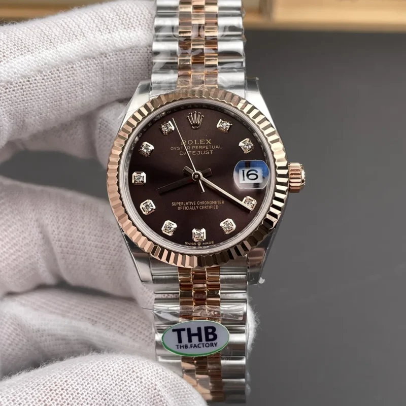 Rolex Datejust Two-Tone Rose Gold Ladies 31mm