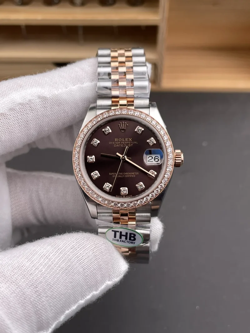 Rolex Datejust Two-Tone Rose Gold Ladies 31mm