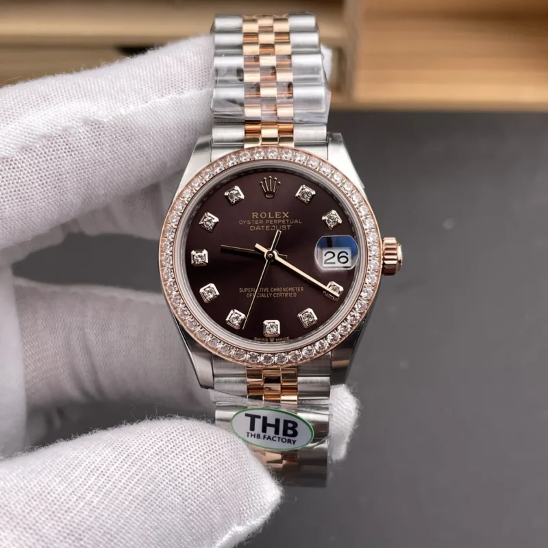 Rolex Datejust Two-Tone Rose Gold Ladies 31mm