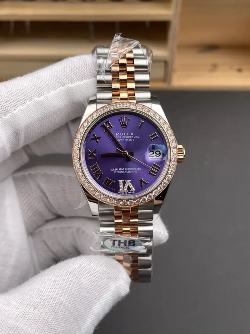 Rolex Datejust Two-Tone Rose Gold Ladies 31mm