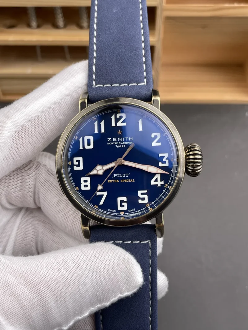 Zenith Pilot Blue Dial 45mm