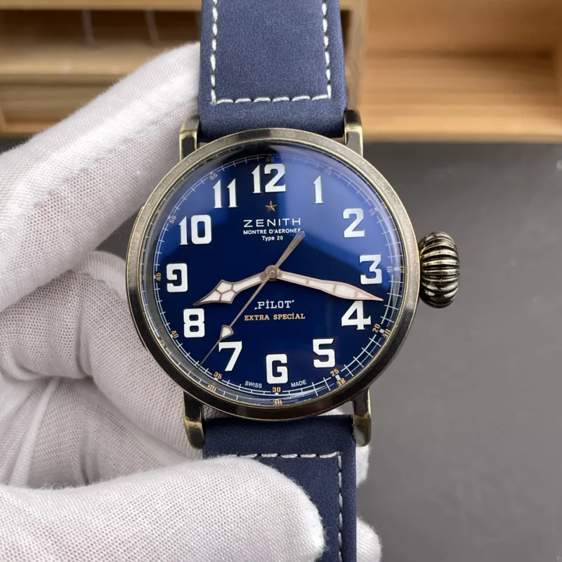Zenith Pilot Blue Dial 45mm