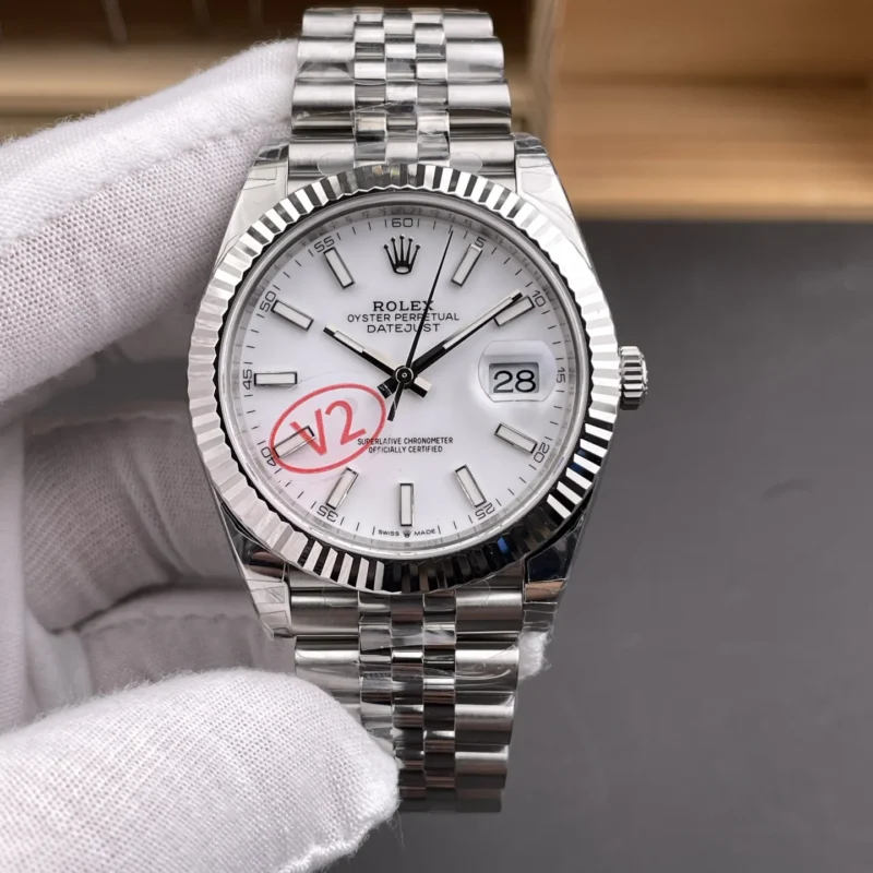 img01_1833_VS_劳力士_日志型_白日志_雪山白日志V2版_41mm_3235机芯.webp Rolex Datejust White 41mm