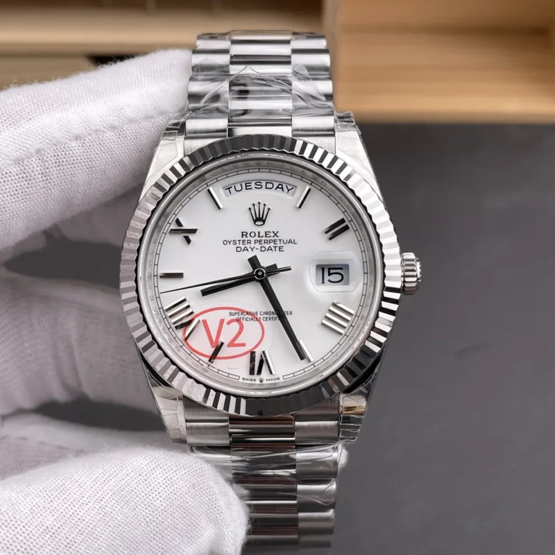 img01_2125_VS_劳力士_星期日志_DD_白罗马刻度_V2版_40mm_丹东3255机芯.webp Rolex Day-Date White 40mm