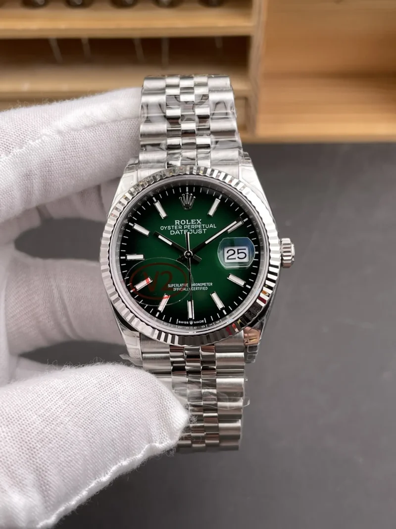Rolex Datejust 123 G Smoked Green 36mm